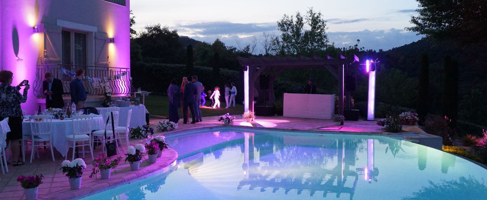 Sound system and entertainment for weddings and birthdays in Provence